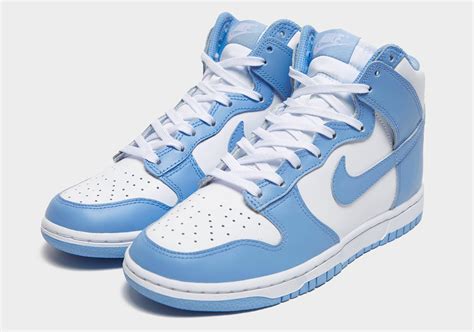 nike dunk mid light blue